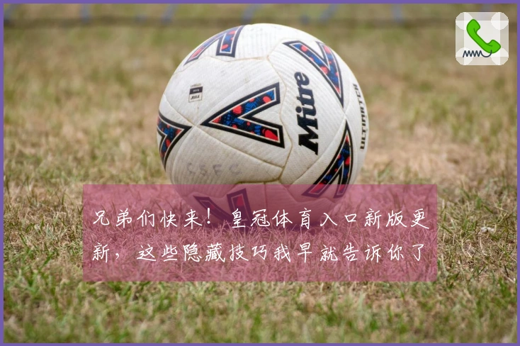 兄弟们快来！皇冠体育入口新版更新，这些隐藏技巧我早就告诉你了！